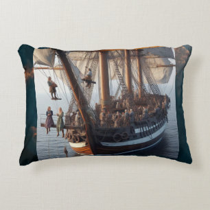 Ship of Readers 01 Decorative Cushion