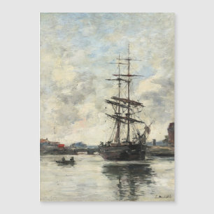 Ship on the Touques Eugene Boudin(French, 1824-189