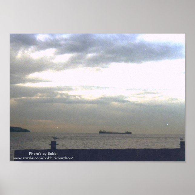 Ship, Photo's by Bobbiwww.zazzle.com/bobbiric... Poster (Front)