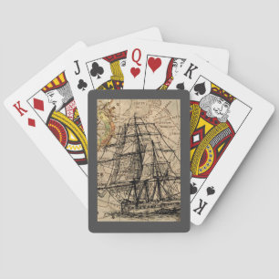 ship playing cards