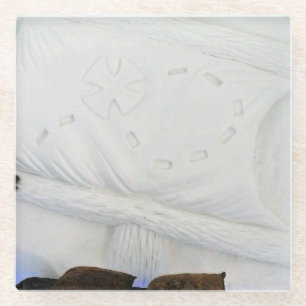 Ship Room at Hotel de Glace, Quebec, Canada Glass Coaster