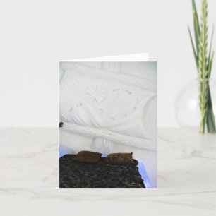 Ship Room at Hotel de Glace, Quebec, Canada Thank You Card
