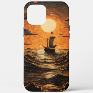 Ship sailing in the night iPhone 12 pro max case