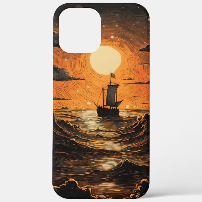 Ship sailing in the night  Case-Mate iPhone case (Back)