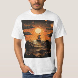 Ship sailing in the night T-Shirt