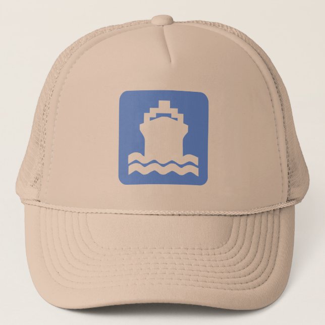 Ship Shape - Baby Blue Trucker Hat (Front)