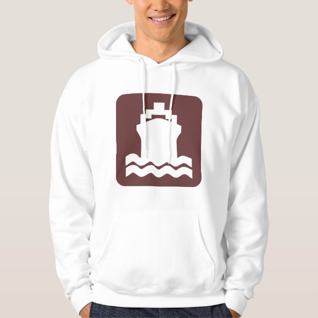 Ship Shape - Dark Brown Hoodie (Front)