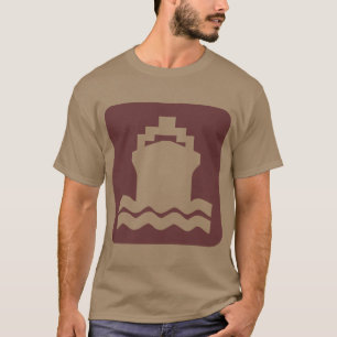 Ship Shape - Dark Brown T-Shirt