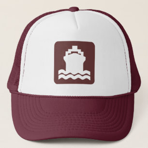 Ship Shape - Dark Brown Trucker Hat