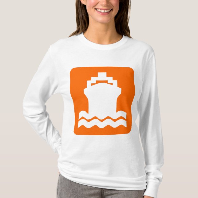 Ship Shape - Orange T-Shirt (Front)