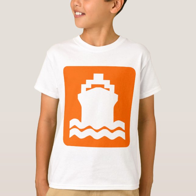 Ship Shape - Orange T-Shirt (Front)
