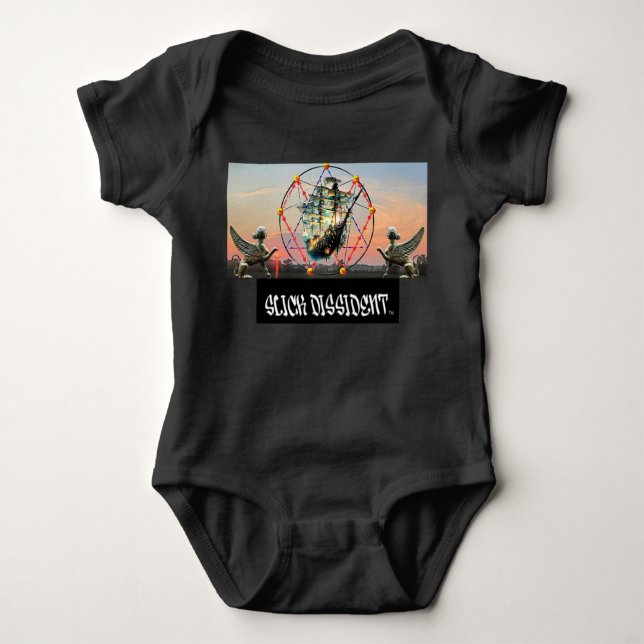 Ship Shape T-Shirt Baby Bodysuit (Front)