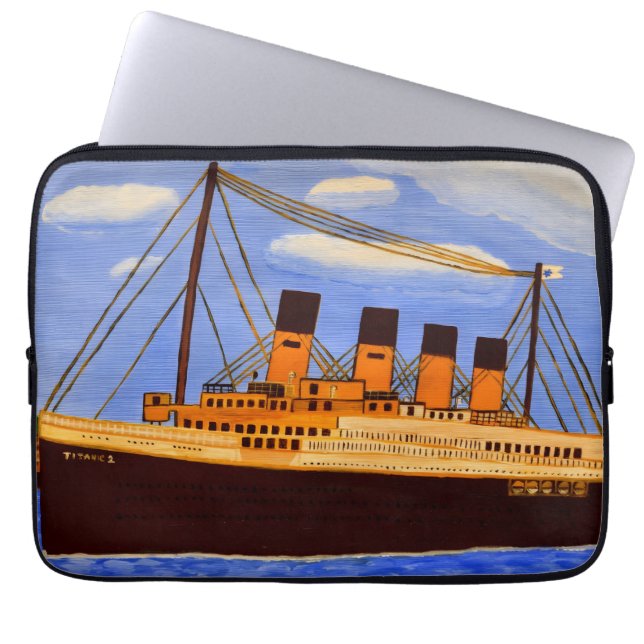 Ship Titanic  Laptop Sleeve (Front)
