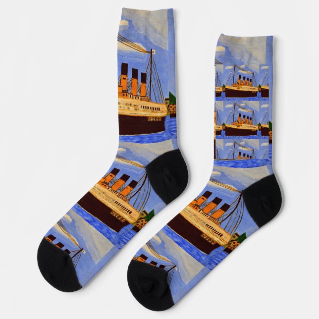 Ship Titanic socks  (Left)