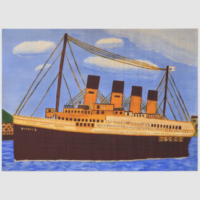 Ship Titanic Tissue paper  (Front)