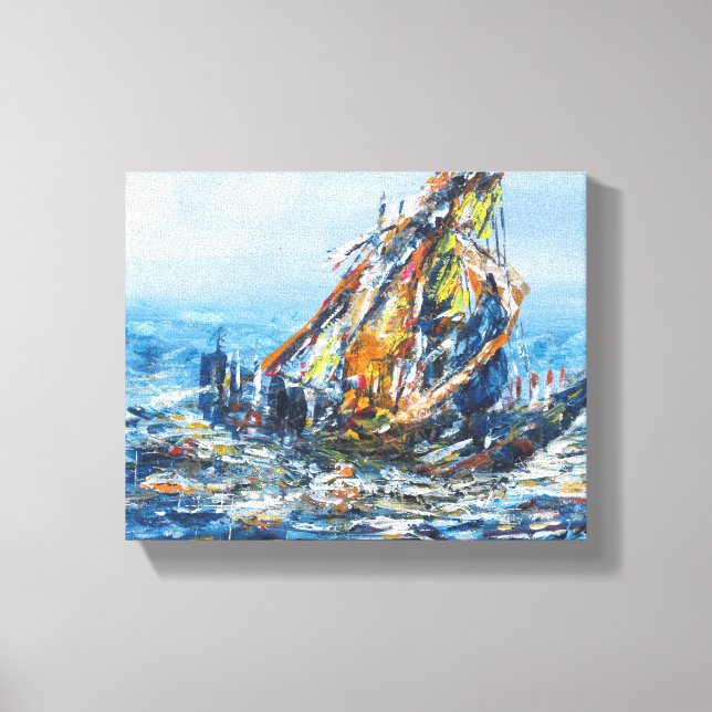 Ship Wall Decor Painting (Front)