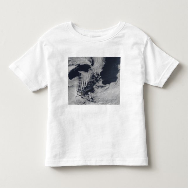Ship-wave-shaped clouds in the South Indian Oce Toddler T-Shirt (Front)