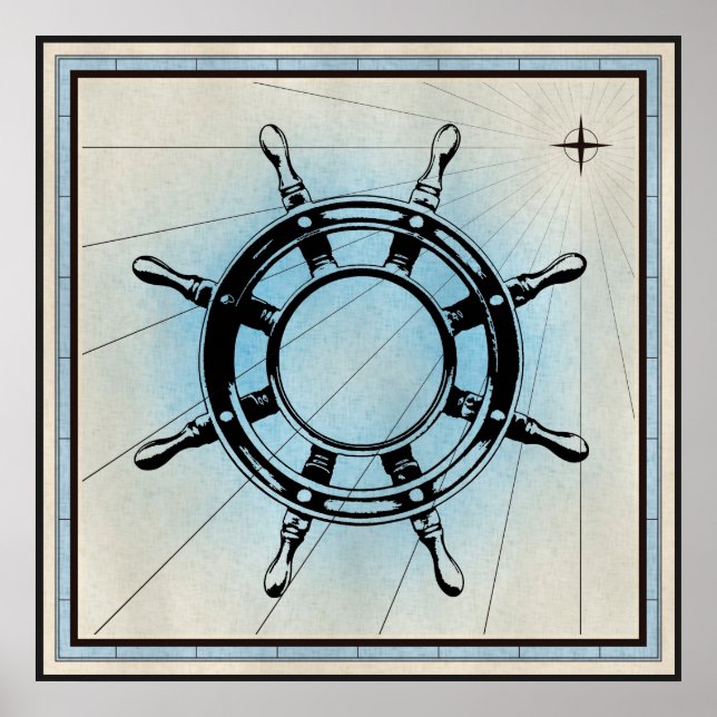 Ship Wheel Poster (Front)