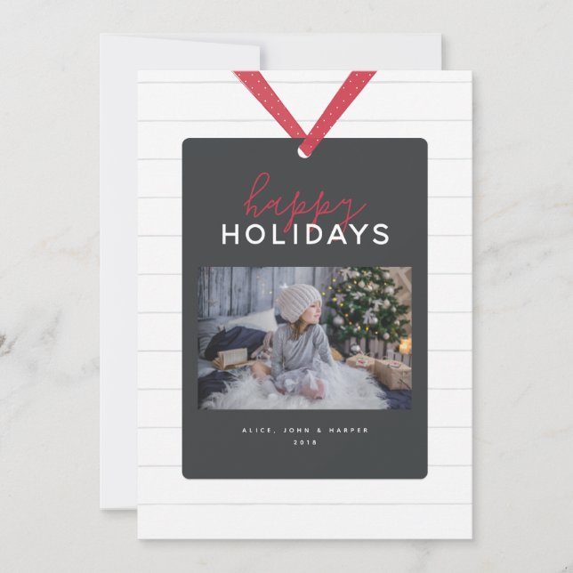 Shiplap Holiday Card (Front)