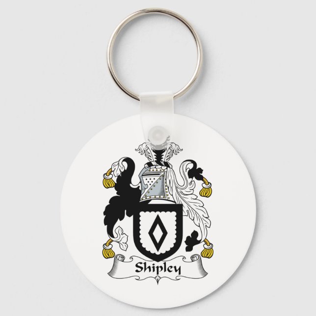 Shipley Family Crest Key Ring (Front)