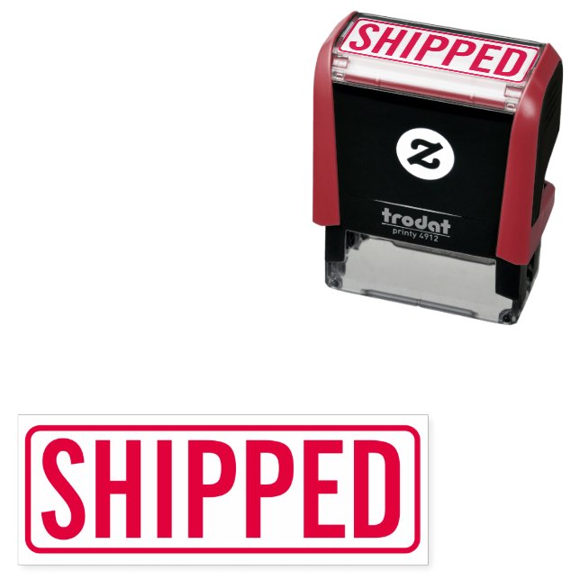 SHIPPED Business Self-inking Stamp (In Situ)