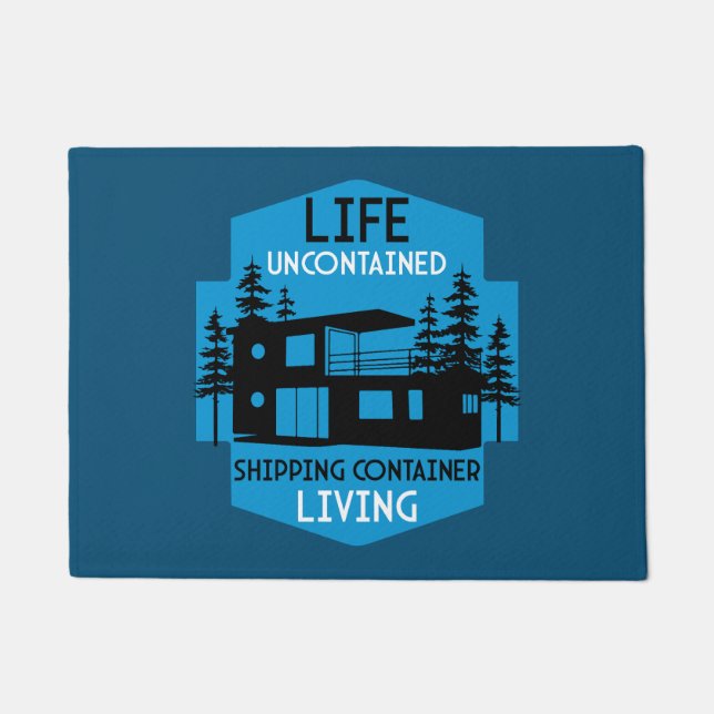 Shipping Container Architecture Doormat (Front)