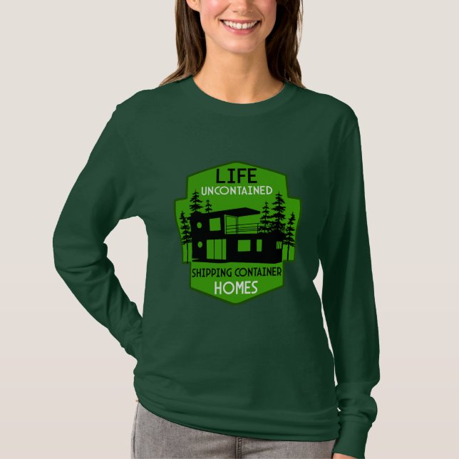 Shipping Container Architecture T-Shirt (Front)
