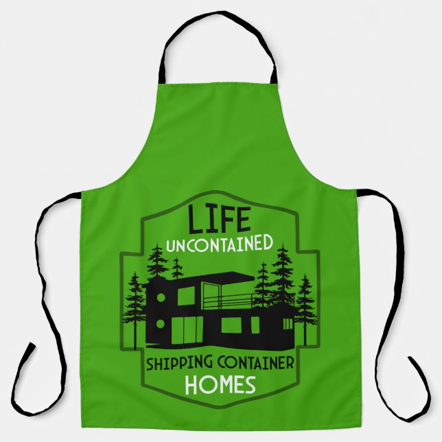  Shipping Container Home living Apron (Front)