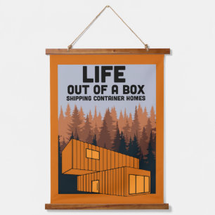 Shipping Container Home living Hanging Tapestry