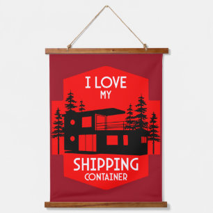 Shipping Container Home living Hanging Tapestry