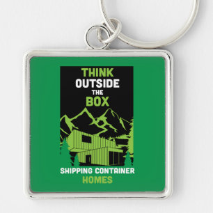  Shipping Container Home living Key Ring
