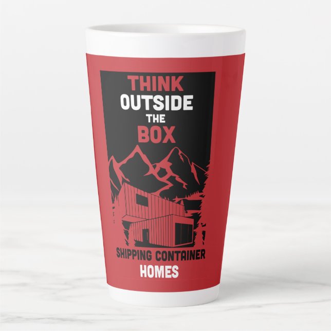  Shipping Container Home living Latte Mug (Front)