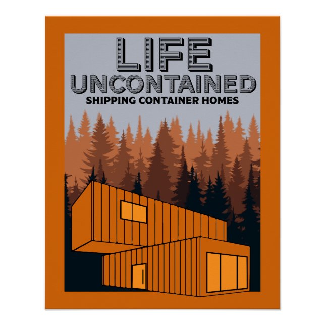  Shipping Container Home living Poster (Front)