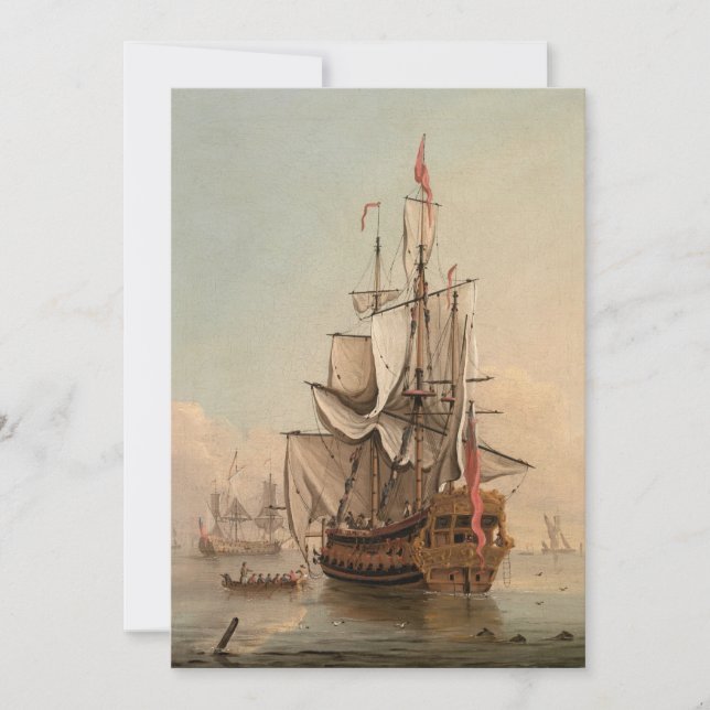 Shipping in a Calm | Peter Monamy (Front)