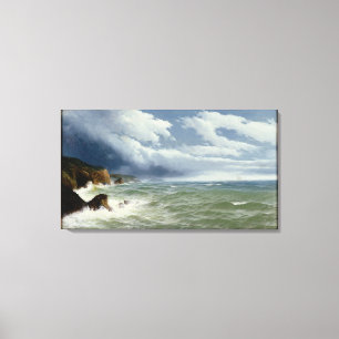 Shipping in Open Seas, 1882 (oil on canvas) Canvas Print