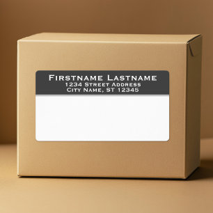 Shipping Labels - Simple Return Address Classic 