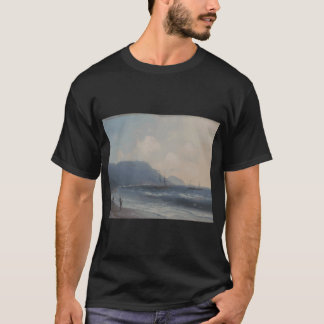 Shipping Off Ischia - Ivan Konstantinovich Aivazov T-Shirt