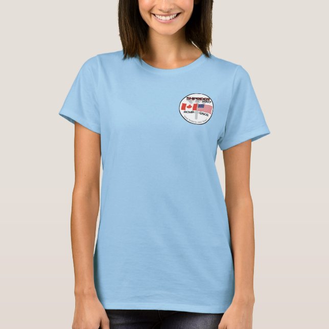 Shiprider Girls Ringer tee (Front)