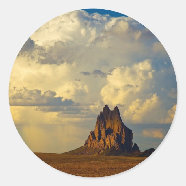 Shiprock vs. Thunderhead Classic Round Sticker (Front)