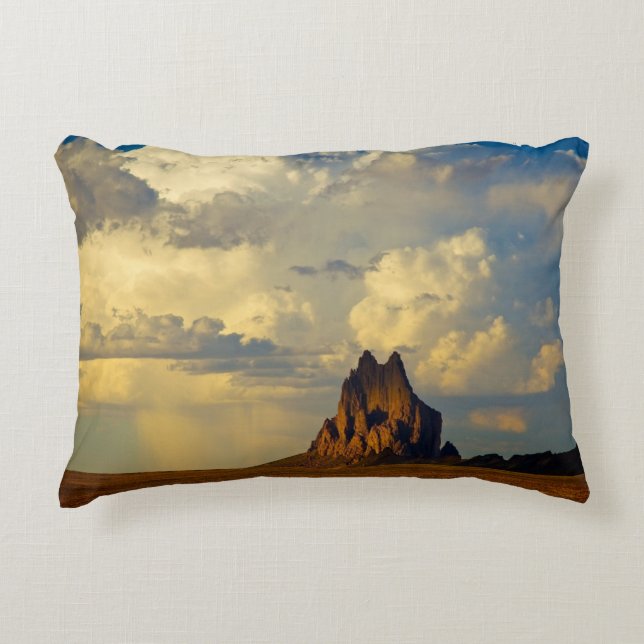 Shiprock vs. Thunderhead Decorative Cushion (Front)