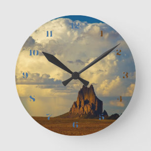 Shiprock vs. Thunderhead Round Clock