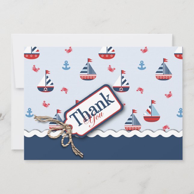 Ships Ahoy! TY Card 2 (Front)