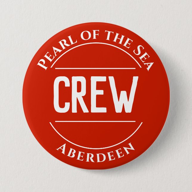 Ships Crew Member Button Badge (Front)