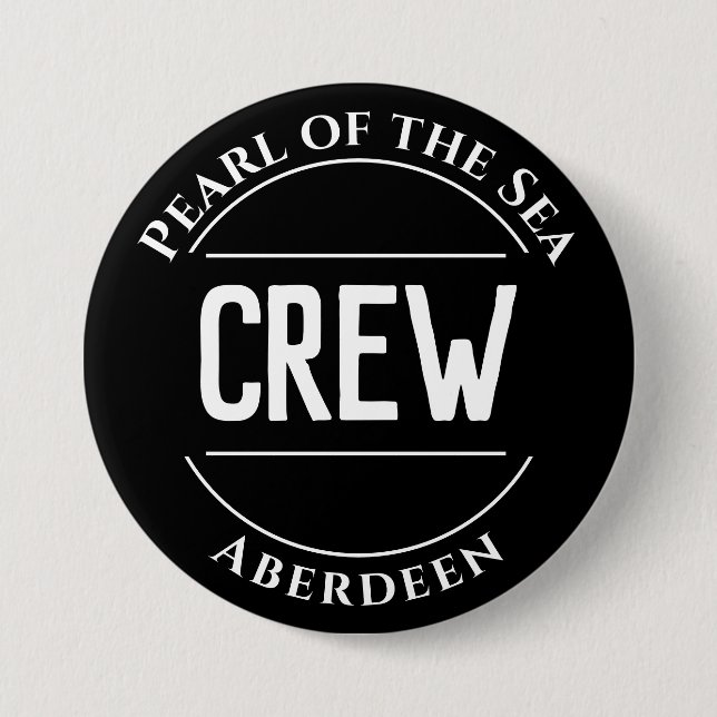 Ships Crew Member Button Badge (Front)