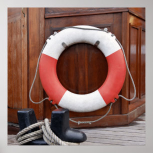 Ships Lifebelt Poster