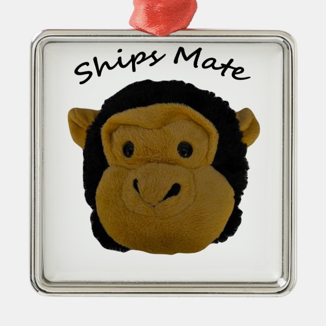 Ships Mate Metal Tree Decoration (Front)