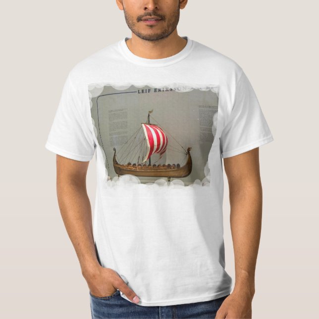 Ships of the explorers, Leif Erikson T-Shirt (Front)