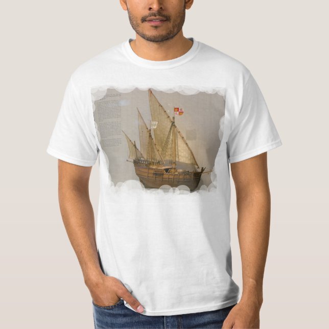 Ships of the explorers, Vasco da Gama T-Shirt (Front)