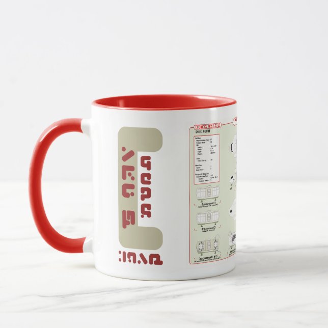Ships of the Fleet Cargo Shuttle Mug (Left)
