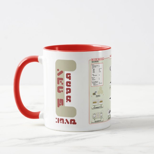 Ships of the Fleet Squad Shuttle Mug (Left)